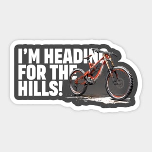 Downhill Mountianbike Sticker